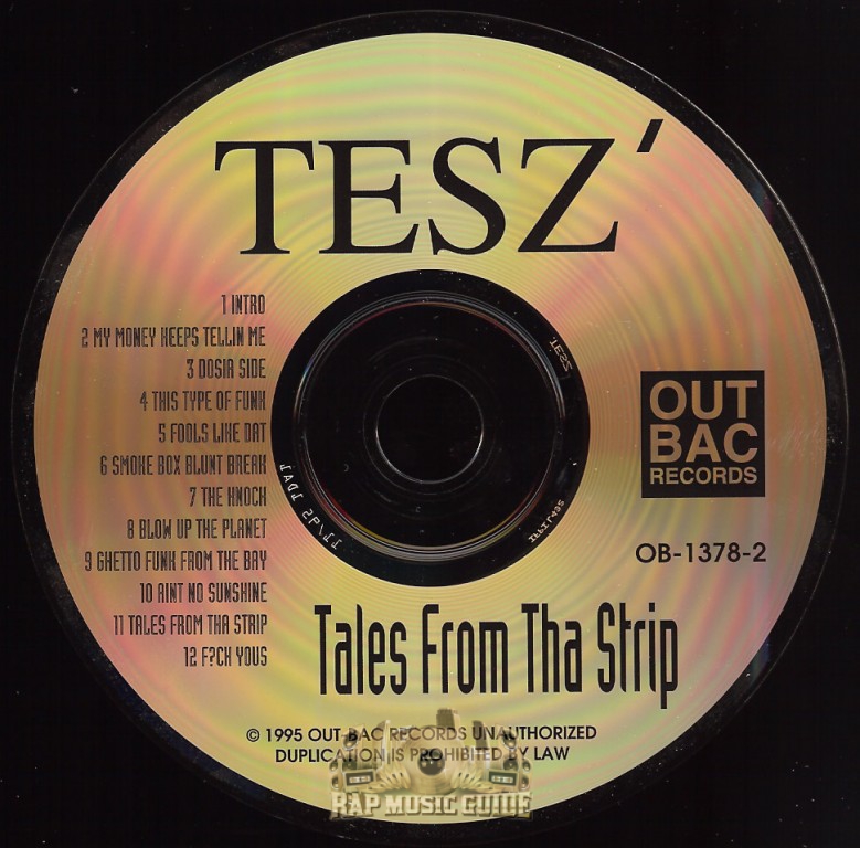 Tesz - Tales From Tha Strip: 1st Press. CD | Rap Music Guide